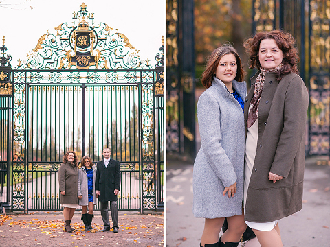 family portrait autumn outdoor fall photo shoot London Regent's park portrait