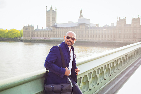London Man's Portrait Shoot Westminster Big Ben Outdoor Street style Lifestyle (4)